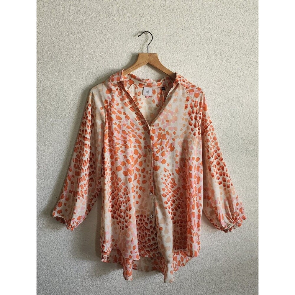 Cabi Go to Coral Pink Lightweight Medium Blouse 6081